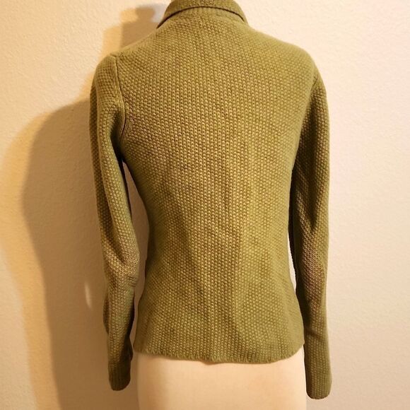 Boden Green Wool Cardigan Sweater size 12 - Picture 3 of 8